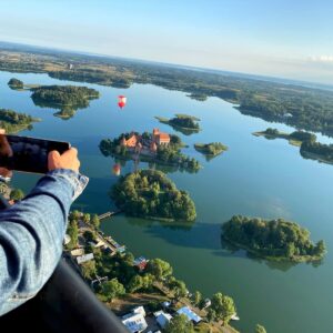 Hot Air Balloon Flight over Trakai