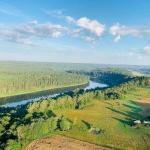 Hot Air Balloon Flight over Birštonas